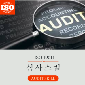 ISO 19011 심사원 Audit Skill